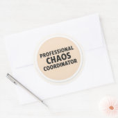 Sticker für professionellen Chaos-Koordinator (Umschlag)