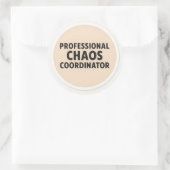 Sticker für professionellen Chaos-Koordinator (Tasche)