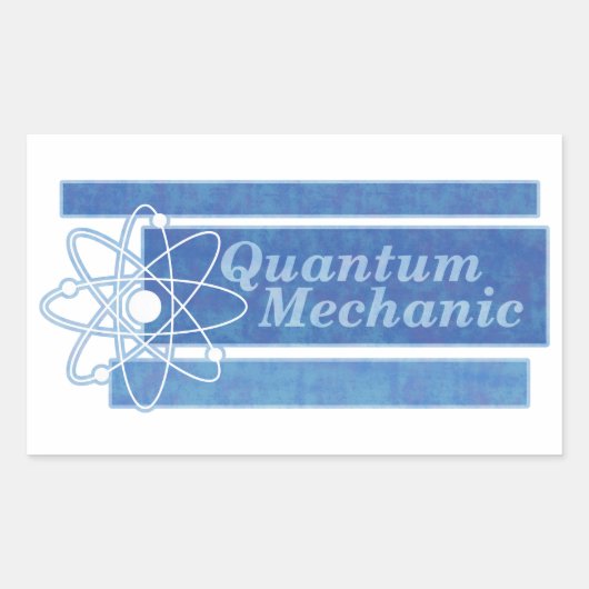 Sticker für Quantenmechanik (Vorderseite)