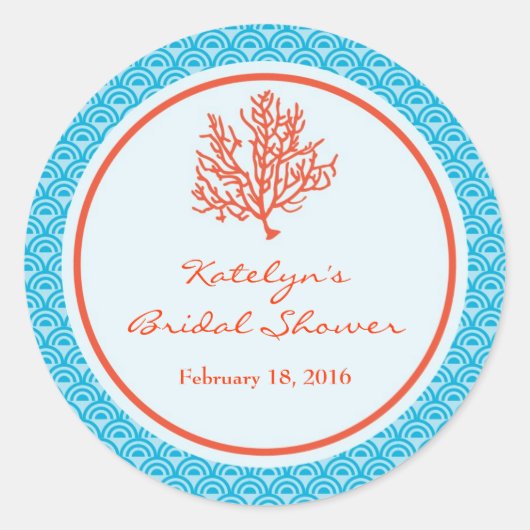 Sticker für Red Coral (Vorderseite)