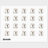 Sticker für romantische Hochzeitstage (Blatt)