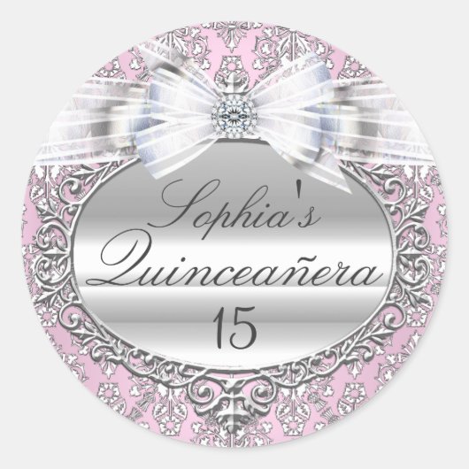 Sticker für Rosa und Silberbraun (Vorderseite)