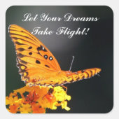 Sticker für Schmetterling "Dreams" (Vorderseite)