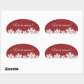 Sticker für schöne Schneeflocken (Blatt)