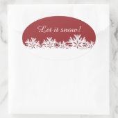 Sticker für schöne Schneeflocken (Tasche)