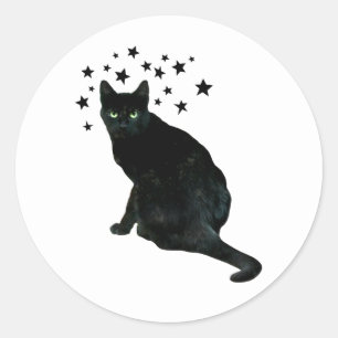Sticker für schwarze Katzenstangen