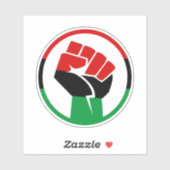 Sticker für Schwarze Kultur (Blatt)