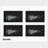 Sticker für Silberfische (Blatt)