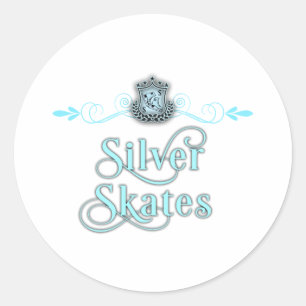 Sticker für silberne Skate