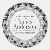 Sticker für Silver Weave-Muster (Vorderseite)