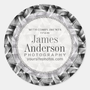 Sticker für Silver Weave-Muster