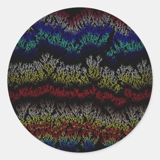 Sticker für simuliertes Korallenwachstum (Vorderseite)