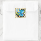 Sticker für spielende Elefanten (Tasche)