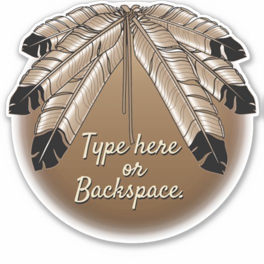 Sticker für Stammkunst personalisieren Erste UN-De (Vorderseite)