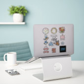 Sticker für tibetische Bibelzeitschriften (Laptop auf Schreibtisch)