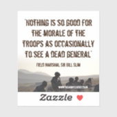 Sticker für Tote Generäle (Blatt)