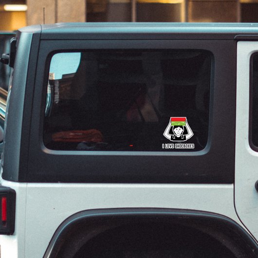 Sticker für Vinyl Car-Fenster der Shoebox-Familie 