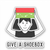 Sticker für Vinyl Car-Fenster der Shoebox-Familie  (Vorderseite)