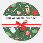 Sticker für Weihnachtsfeiertage (Vorderseite)