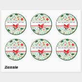 Sticker für Weihnachtsfeiertage (Blatt)