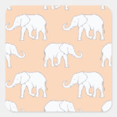 Sticker für weiße Elefanten (Vorderseite)