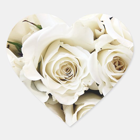 Sticker für weiße Rosen (Vorderseite)