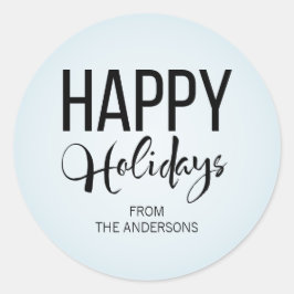 Sticker für Winterski-Happy Holidays