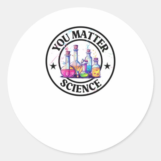 Sticker für Wissenschaftslehrer (Vorderseite)