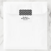 Sticker für Zickzack Glitzer-Brautpartys (Tasche)
