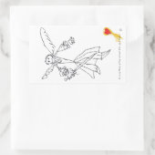 Sticker, Gage's Heaven Worrior #1 Rechteckiger Aufkleber (Tasche)