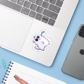 Sticker Gato Gojo 1 (Laptop mit iPhone)
