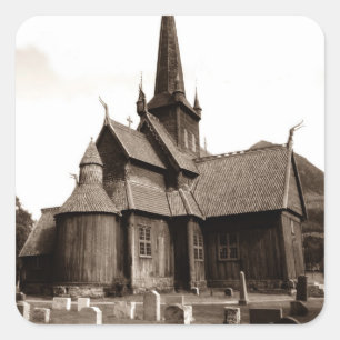 Sticker Genealogie Gothic Church Grave Yard Stones