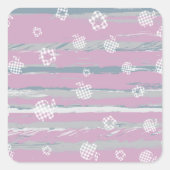 Sticker – Gingham Obstgarten (Vorderseite)