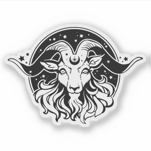 Sticker "Goat" (Vorderseite)