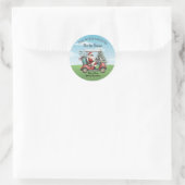 Sticker Golf Thema Tees die Saison Name (Tasche)