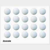 Sticker/Golfspielen Runder Aufkleber (Blatt)