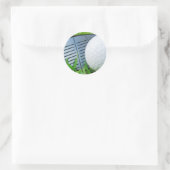 Sticker/Golfspielen Runder Aufkleber (Tasche)
