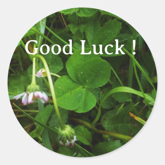Sticker Good Luck! (Vorderseite)