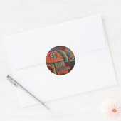 Sticker: Graffiti-Augen Runder Aufkleber (Umschlag)