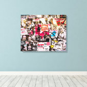 Sticker Graffiti Leinwanddruck (Insitu (Holzboden))