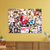 Sticker Graffiti Leinwanddruck (Insitu (Wohnzimmer))