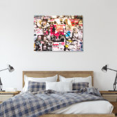 Sticker Graffiti Leinwanddruck (Insitu (Schlafzimmer))