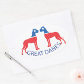 Sticker Great Danes (Umschlag)