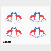 Sticker Great Danes (Blatt)