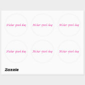 Sticker guter Tag (Blatt)