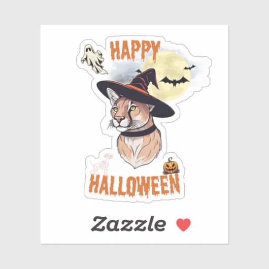 sticker halloween animals (Blatt)