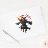 Sticker halloween scarecrow (Umschlag)