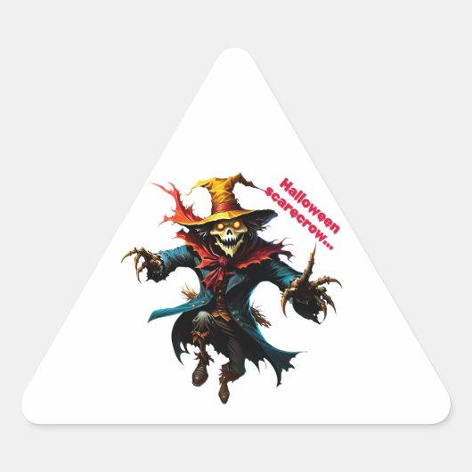 Sticker halloween scarecrow (Vorderseite)