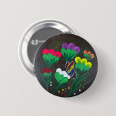 Sticker - Handgefertigtes Kunstwerk - Schmetterlin Button (Vorne & Hinten)