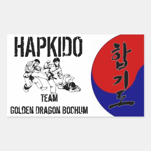 Sticker Hapkido Team (Vorderseite)